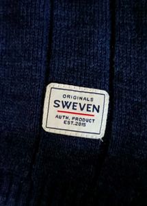 Blue Knitted Sweater