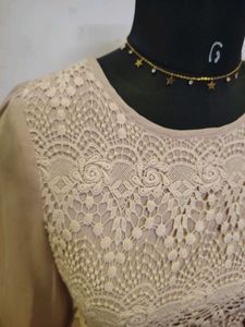 Chic Lace Detail Mini Dress