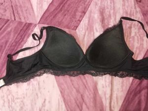 Black Lace Bra