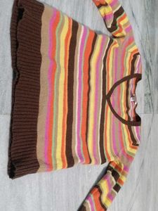 Striped Knit Sweater