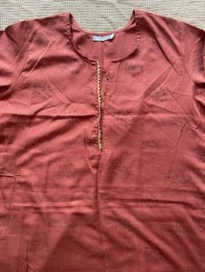 Rust Colour Kurta