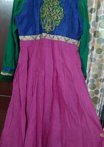Colorful Embroidered Anarkali