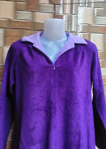 Purple Velvet Lounge Dress