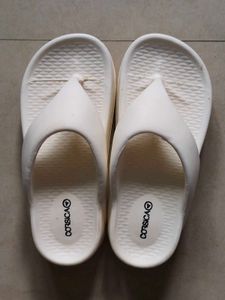 White Flip Flops
