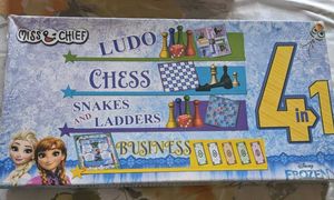 4-in-1 Board Game Frozen Theme