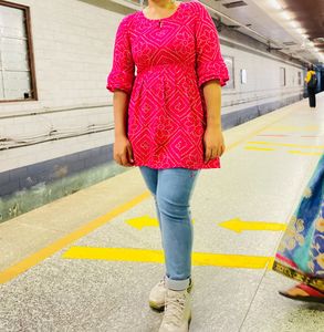 Bandhani Print Kurta