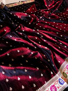 Pure Mulberry Silk 1000 Buta Banarasi Saree