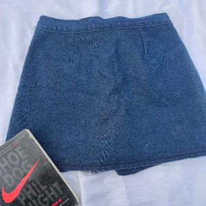 Denim Skorts