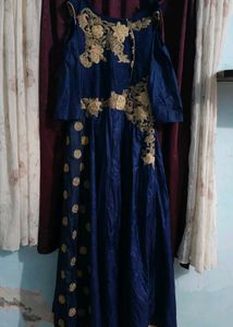 Embroidered Blue Kurta