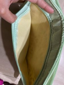 Embroidered Floral Pouch