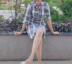 Checked Classic Mini Dress