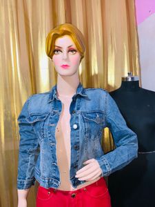 Beautiful Denim Coat Perfect For 32/34 Size