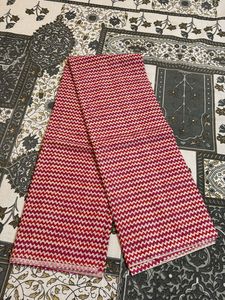 Dress Material - Red &amp; Beige