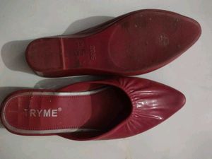 TRYME Red Casual Shoes