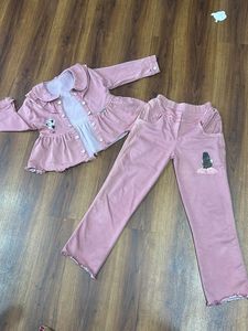front open jacket and pant set