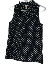 Polka Dot Ruffle Top
