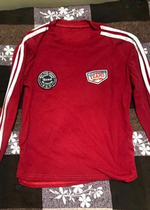 Red Long Sleeve Tee