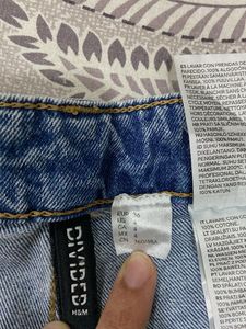H&amp;M Blue Cargo Jeans