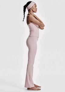 H&M NEW Flared Gym Legging Pink/Size-M