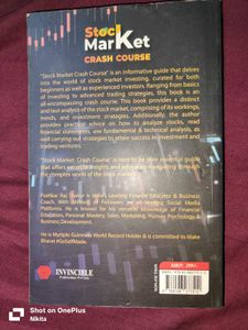 Stock Market Crash Course Book
