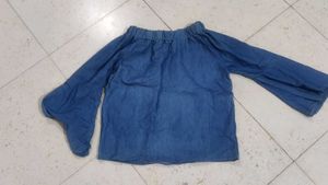elastic off shoulder top