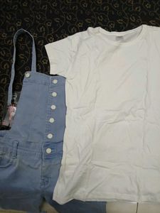 Light Wash Denim Overalls