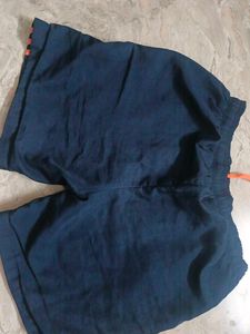 Adidas Navy Striped Shorts