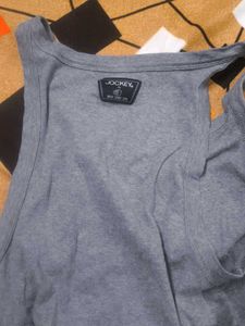 grey Jockey Tank Top