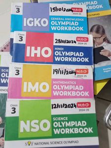 Class 3 CBSE Olympiad Workbook For Year 24-25