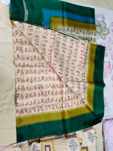 Tribal Art - Warli Design Saree