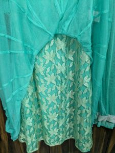 Elegant Sea Green Anarkali Suit
