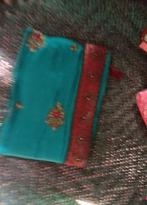 Elegant Embroidered Saree