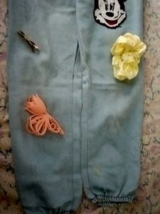 Girls&#39; Embellished Denim Pants