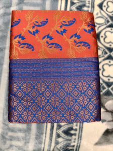 Dual-Tone Art Silk Saree