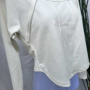 Elegant White Long Sleeve Top