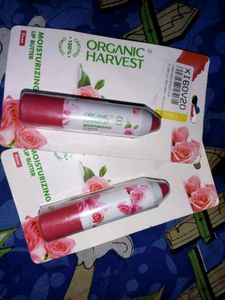 Organic Harvest Lipstick And Lip Balm Combo