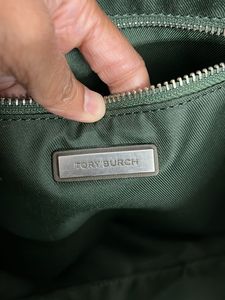 Tory Burch Olive Green Tote Bag