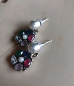 Pearl Gemstone Earrings
