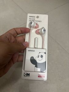 🆕 “Miniso” CN Licensed Earphones- We Bare Bears