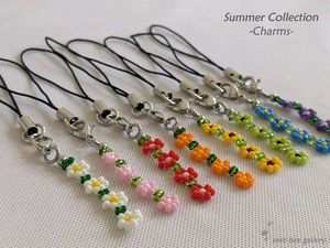 Colorful Beaded Floral Phone Charms❤️