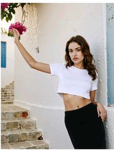 White Crop Top