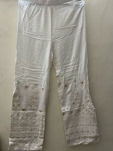 Embroidered Chikankari Palazzo