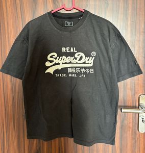 Superdry Logo Embroidered Boxy T-Shirt