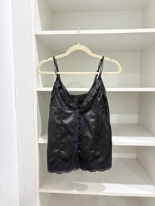 Lace Satin Slip Top