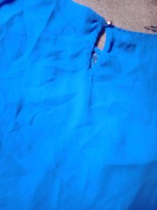 Blue Lace Tank Top
