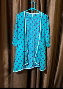 Sea Green Polka Dot Cardigan
