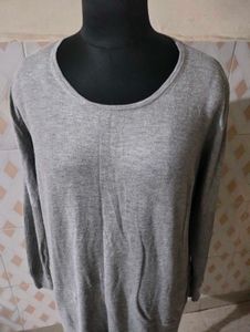 Gray Long Sleeve Tunic