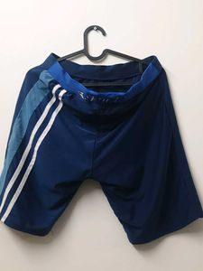 Adidas Navy Blue Athletic Shorts