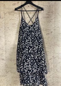 Black & White Print Dress