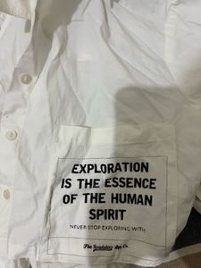 Crop White Shirt